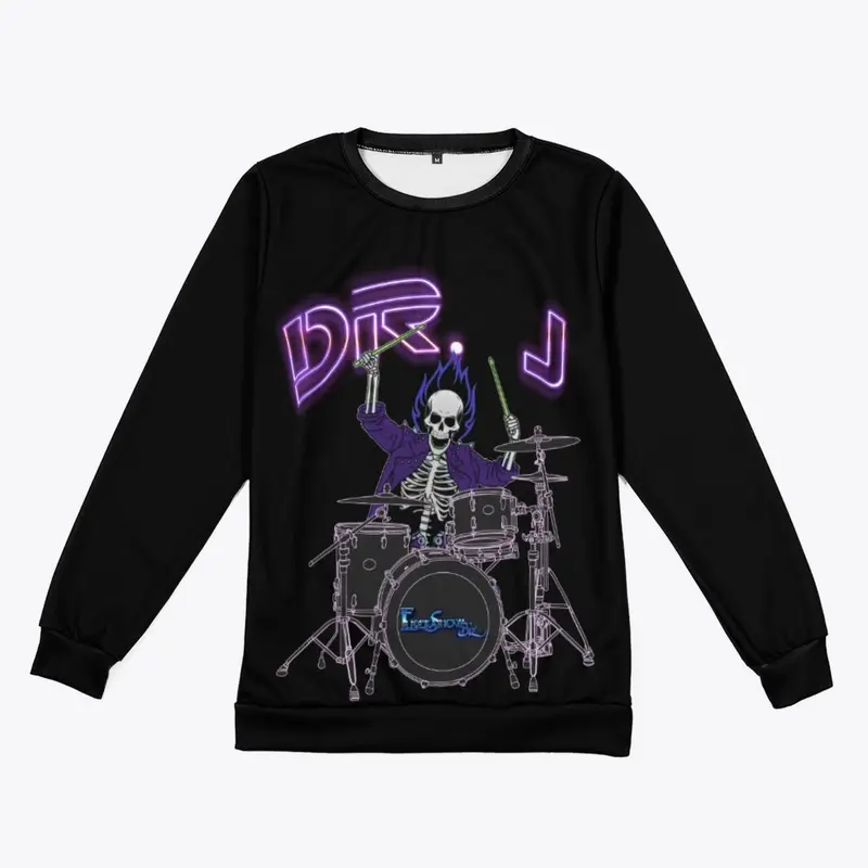 Skelly Drummer Graphic Sweat Shirt