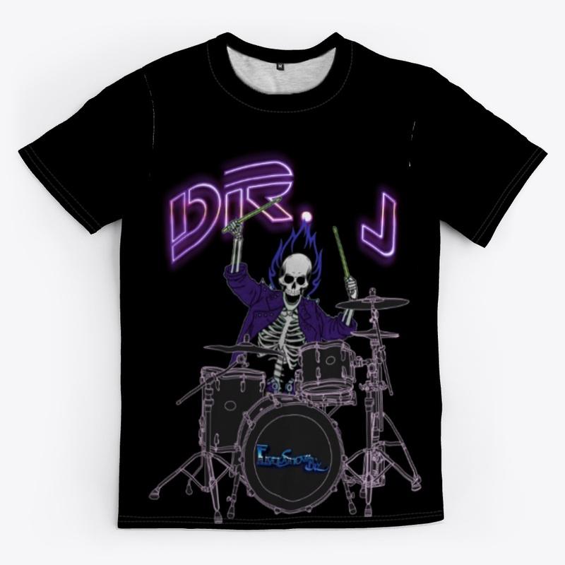 Skelly Drummer Graphic Tee