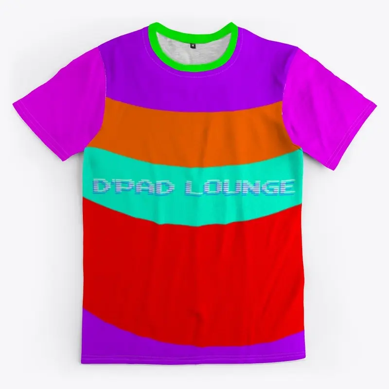 NEON 80'S COLOR BLOCK GRAPHIC TEE